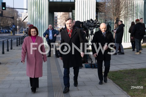  18.01.2025 WARSZAWA<br />
KONFERENCJA PRASOWA ZBIGNIEWA ZIOBRY<br />
N/Z ZBIGNIEW ZIOBRO MARIUSZ GOSEK MARIA KUROWSKA<br />
FOT. MARCIN BANASZKIEWICZ/FOTONEWS  