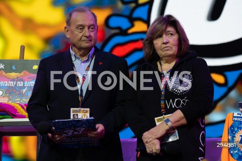  23.01.2025 WARSZAWA<br />
KONFERENCJA PRASOWA PRZED 33 FINALEM WOSP<br />
N/Z BOHDAN MARUSZEWSKI LIDIA NIEDZWIEDZKA OWSIAK<br />
FOT. MARCIN BANASZKIEWICZ/FOTONEWS  