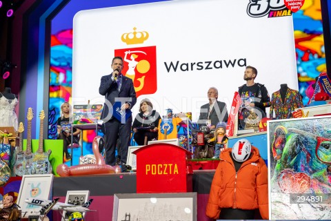  23.01.2025 WARSZAWA<br />
KONFERENCJA PRASOWA PRZED 33 FINALEM WOSP<br />
N/Z RAFAL TRZASKOWSKI<br />
FOT. MARCIN BANASZKIEWICZ/FOTONEWS  