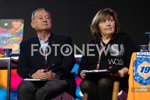  23.01.2025 WARSZAWA<br />
KONFERENCJA PRASOWA PRZED 33 FINALEM WOSP<br />
N/Z LIDIA NIEDZWIEDZKA OWSIAK BOHDAN MARUSZEWSKI<br />
FOT. MARCIN BANASZKIEWICZ/FOTONEWS  