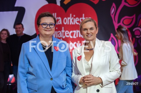  26.01.2025 WARSZAWA<br />
FINAL WOSP<br />
N/Z BARBARA NOWACKA KATARZYNA LUBNAUER<br />
 