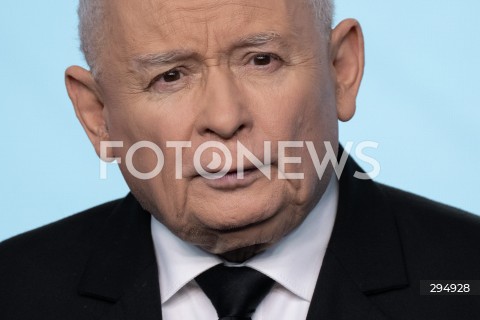  29.01.2025 WARSZAWA<br />
KONFERENCJA PRASOWA PREZESA PIS JAROSLAWA KACZYNSKIEGO<br />
N/Z JAROSLAW KACZYNSKI<br />
FOT. MARCIN BANASZKIEWICZ/FOTONEWS  