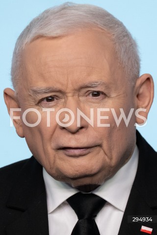  29.01.2025 WARSZAWA<br />
KONFERENCJA PRASOWA PREZESA PIS JAROSLAWA KACZYNSKIEGO<br />
N/Z JAROSLAW KACZYNSKI<br />
FOT. MARCIN BANASZKIEWICZ/FOTONEWS  