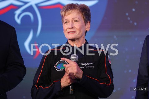  05.02.2025 WARSZAWA<br />
SPOTKANIE PREMIERA DONALDA TUSKA I MINISTRA ROZWOJU I TECHNOLOGII KRZYSZTOFA PASZYKA Z ZALOGA MISJI AX-4 W WARSZAWIE<br />
N/Z PEGGY WHITSON<br />
FOT. ANTONI BYSZEWSKI/FOTONEWS 