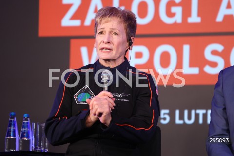  05.02.2025 WARSZAWA<br />
SPOTKANIE PREMIERA DONALDA TUSKA I MINISTRA ROZWOJU I TECHNOLOGII KRZYSZTOFA PASZYKA Z ZALOGA MISJI AX-4 W WARSZAWIE<br />
N/Z PEGGY WHITSON<br />
FOT. ANTONI BYSZEWSKI/FOTONEWS 