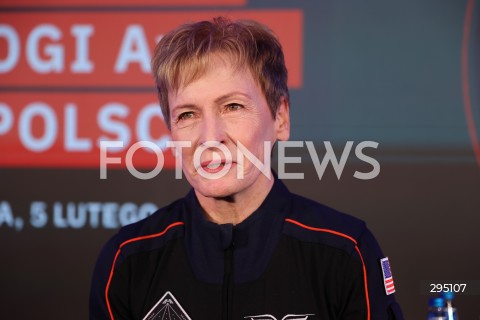  05.02.2025 WARSZAWA<br />
SPOTKANIE PREMIERA DONALDA TUSKA I MINISTRA ROZWOJU I TECHNOLOGII KRZYSZTOFA PASZYKA Z ZALOGA MISJI AX-4 W WARSZAWIE<br />
N/Z PEGGY WHITSON<br />
FOT. ANTONI BYSZEWSKI/FOTONEWS 