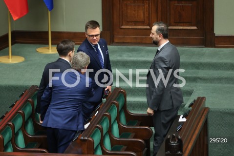  06.02.2025 WARSZAWA<br />
POSIEDZENIE SEJMU RP<br />
N/Z SZYMON HOLOWNIA WLADYSLAW KOSINIAK KAMYSZ <br />
FOT. ANTONI BYSZEWSKI/FOTONEWS 