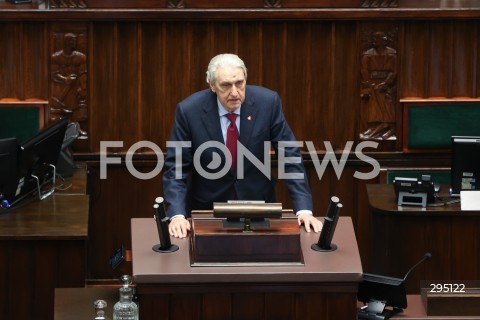  06.02.2025 WARSZAWA<br />
POSIEDZENIE SEJMU RP<br />
N/Z BOGUSLAW WOLOSZANSKI<br />
FOT. ANTONI BYSZEWSKI/FOTONEWS 