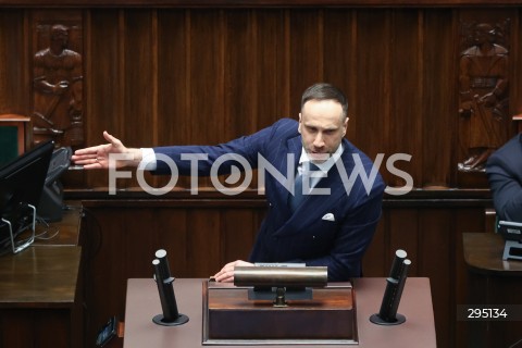  06.02.2025 WARSZAWA<br />
POSIEDZENIE SEJMU RP<br />
N/Z JANUSZ KOWALSKI<br />
FOT. ANTONI BYSZEWSKI/FOTONEWS 