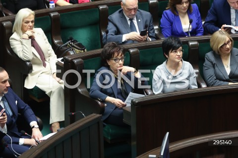  06.02.2025 WARSZAWA<br />
POSIEDZENIE SEJMU RP<br />
N/Z ELZBIETA WITEK<br />
FOT. ANTONI BYSZEWSKI/FOTONEWS 