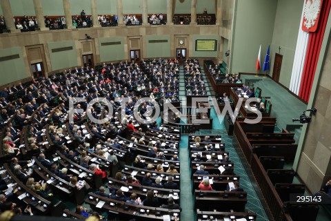  06.02.2025 WARSZAWA<br />
POSIEDZENIE SEJMU RP<br />
N/Z SALA PLENARNA POSLOWIE <br />
FOT. ANTONI BYSZEWSKI/FOTONEWS 