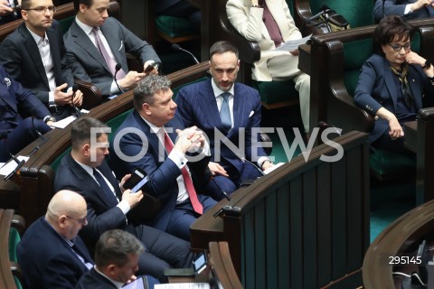  06.02.2025 WARSZAWA<br />
POSIEDZENIE SEJMU RP<br />
N/Z JANUSZ KOWALSKI MICHAL WOJCIK<br />
FOT. ANTONI BYSZEWSKI/FOTONEWS 