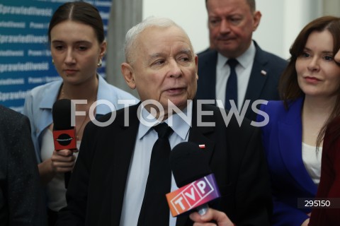  06.02.2025 WARSZAWA<br />
POSIEDZENIE SEJMU RP<br />
N/Z JAROSLAW KACZYNSKI<br />
FOT. ANTONI BYSZEWSKI/FOTONEWS 