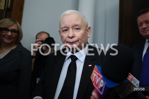  06.02.2025 WARSZAWA<br />
POSIEDZENIE SEJMU RP<br />
N/Z JAROSLAW KACZYNSKI<br />
FOT. ANTONI BYSZEWSKI/FOTONEWS 