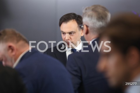  10.02.2025 WARSZAWA<br />
POLSKA - ROK PRZELOMU - WYDARZENIE Z UDZIALEM PREMIERA W GIELDZIE PAPIEROW WARTOSCIOWYCH W WARSZAWIE <br />
N/Z ANDRZEJ DOMANSKI<br />
FOT. ANTONI BYSZEWSKI/FOTONEWS 