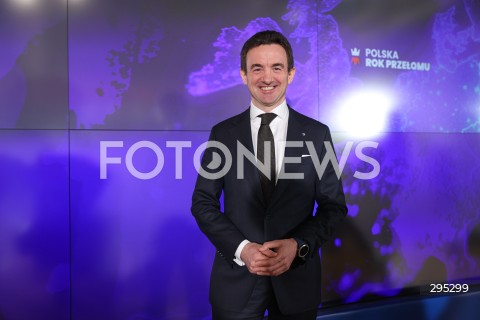  10.02.2025 WARSZAWA<br />
POLSKA - ROK PRZELOMU - WYDARZENIE Z UDZIALEM PREMIERA W GIELDZIE PAPIEROW WARTOSCIOWYCH W WARSZAWIE <br />
N/Z TOMASZ BARDZILOWSKI<br />
FOT. ANTONI BYSZEWSKI/FOTONEWS 