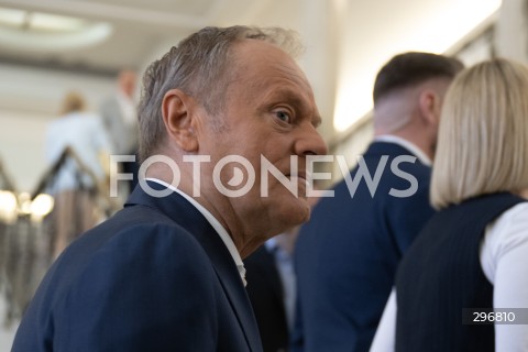 04.04.2025 WARSZAWA<br />
POSIEDZENIE SEJMU<br />
N/Z PREMIER DONALD TUSK<br />
FOT. MARCIN BANASZKIEWICZ/FOTONEWS  