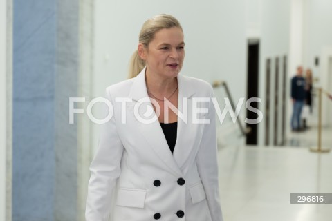  04.04.2025 WARSZAWA<br />
POSIEDZENIE SEJMU<br />
N/Z BARBARA NOWACKA<br />
FOT. MARCIN BANASZKIEWICZ/FOTONEWS  