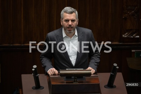  04.04.2025 WARSZAWA<br />
POSIEDZENIE SEJMU<br />
N/Z MACIEJ KONIECZNY<br />
FOT. MARCIN BANASZKIEWICZ/FOTONEWS  