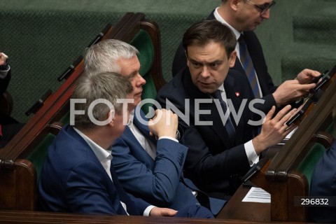  04.04.2025 WARSZAWA<br />
POSIEDZENIE SEJMU<br />
N/Z ANDRZEJ DOMANSKI<br />
FOT. MARCIN BANASZKIEWICZ/FOTONEWS  