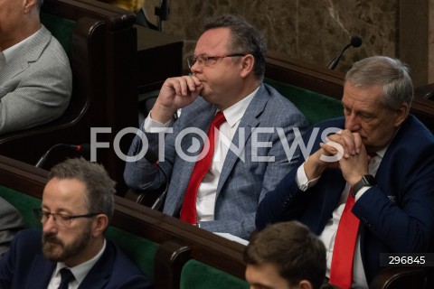  04.04.2025 WARSZAWA<br />
POSIEDZENIE SEJMU<br />
N/Z ANDRZEJ SZEJNA<br />
FOT. MARCIN BANASZKIEWICZ/FOTONEWS  