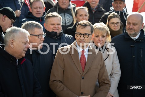  06.04.2025 RADOM<br />
KONFERENCJA PRASOWA MATEUSZA MORAWIECKIEGO<br />
N/Z MATEUSZ MORAWIECKI<br />
FOT. MARCIN BANASZKIEWICZ/FOTONEWS  