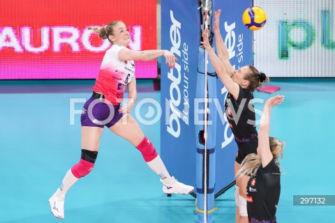  15.04.2025 RZESZOW <br />
SIATKOWKA <br />
TAURONLIGA LIGA SIATKOWKI KOBIET LSK 2024/2025 <br />
POLISH WOMEN VOLLEYBALL LEAGUE <br />
FINAL - MECZ FINALOWY - 1. MECZ <br />
MECZ KS DEVELOPRES RZESZOW - LKS COMMERCECON LODZ <br />
N/Z MARRIT JASPER <br />
 