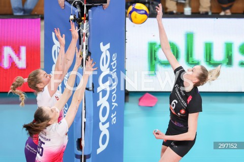  15.04.2025 RZESZOW <br />
SIATKOWKA <br />
TAURONLIGA LIGA SIATKOWKI KOBIET LSK 2024/2025 <br />
POLISH WOMEN VOLLEYBALL LEAGUE <br />
FINAL - MECZ FINALOWY - 1. MECZ <br />
MECZ KS DEVELOPRES RZESZOW - LKS COMMERCECON LODZ <br />
N/Z ANNA OBIALA <br />
 