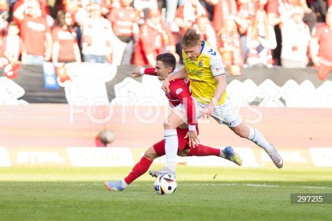  19.04.2025 LODZ <br />
PILKA NOZNA - PKO BP EKSTRAKLASA<br />
WIDZEW LODZ - MOTOR LUBLIN<br />
N/Z LUBOMIR TUPTA ARKADIUSZ NAJEMSKI<br />
 