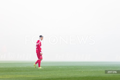  19.04.2025 LODZ <br />
PILKA NOZNA - PKO BP EKSTRAKLASA<br />
WIDZEW LODZ - MOTOR LUBLIN<br />
N/Z JAKUB SYPEK SYLWETKA<br />
 