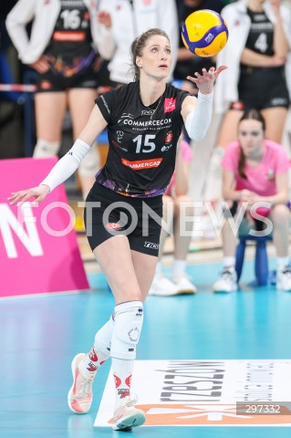  22.04.2025 RZESZOW<br />
SIATKOWKA<br />
TAURONLIGA LIGA SIATKOWKI KOBIET LSK 2024/2025<br />
POLISH WOMEN VOLLEYBALL LEAGUE<br />
FINAL - MECZ FINALOWY - 3. MECZ<br />
MECZ KS DEVELOPRES RZESZOW - LKS COMMERCECON LODZ<br />
KS DEVELOPRES RZESZOW MISTRZEM POLSKI <br />
N/Z KLAUDIA ALAGIERSKA SYLWETKA <br />
 