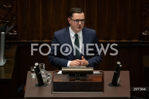  23.04.2025 WARSZAWA<br />
POSIEDZENIE SEJMU RP<br />
N/Z MILOSZ MOTYKA<br />
FOT. MARCIN BANASZKIEWICZ/FOTONEWS  