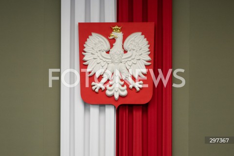  23.04.2025 WARSZAWA<br />
POSIEDZENIE SEJMU RP<br />
N/Z GODLO ORZEL<br />
FOT. MARCIN BANASZKIEWICZ/FOTONEWS  
