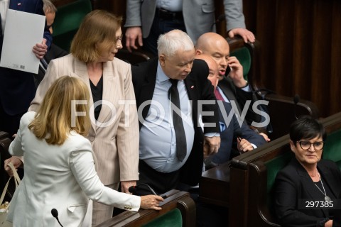  23.04.2025 WARSZAWA<br />
POSIEDZENIE SEJMU RP<br />
N/Z JAROSLAW KACZYNSKI<br />
FOT. MARCIN BANASZKIEWICZ/FOTONEWS  