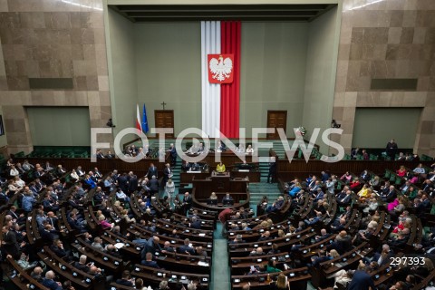  23.04.2025 WARSZAWA<br />
POSIEDZENIE SEJMU RP<br />
N/Z SEJM SALA PLENARNA<br />
FOT. MARCIN BANASZKIEWICZ/FOTONEWS  