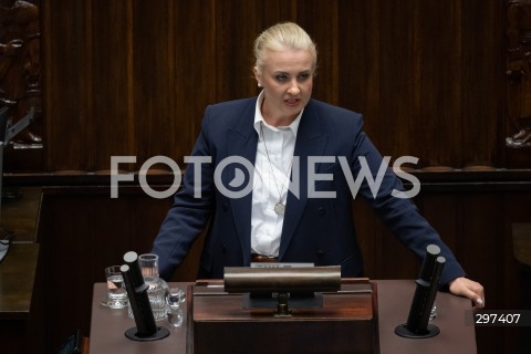  23.04.2025 WARSZAWA<br />
POSIEDZENIE SEJMU RP<br />
N/Z KATARZYNA SOJKA<br />
FOT. MARCIN BANASZKIEWICZ/FOTONEWS  