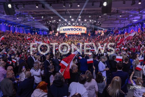  27.04.2025 LODZ<br />
KONWENCJA KAROLA NAWROCKIEGO W LODZI<br />
N/Z TLUM WYBORCY<br />
 