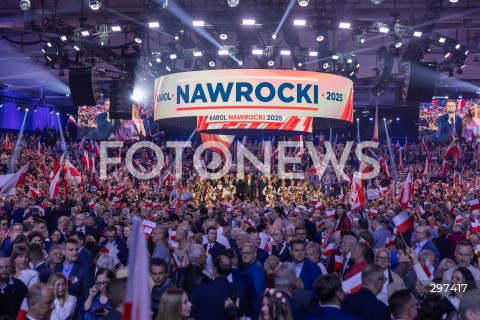  27.04.2025 LODZ<br />
KONWENCJA KAROLA NAWROCKIEGO W LODZI<br />
N/Z TLUM WYBORCY<br />
 