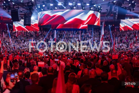  27.04.2025 LODZ<br />
KONWENCJA KAROLA NAWROCKIEGO W LODZI<br />
N/Z TLUM WYBORCY<br />
 