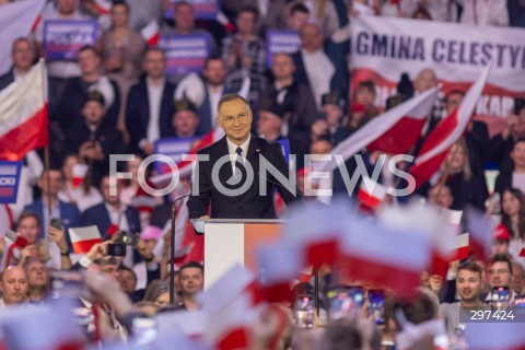  27.04.2025 LODZ<br />
KONWENCJA KAROLA NAWROCKIEGO W LODZI<br />
N/Z PREZYDENT ANDRZEJ DUDA<br />
 