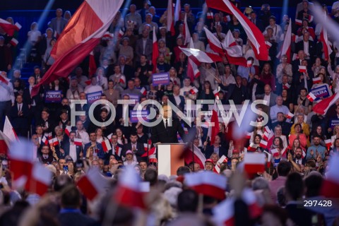  27.04.2025 LODZ<br />
KONWENCJA KAROLA NAWROCKIEGO W LODZI<br />
N/Z PREZYDENT ANDRZEJ DUDA<br />
 