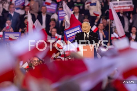  27.04.2025 LODZ<br />
KONWENCJA KAROLA NAWROCKIEGO W LODZI<br />
N/Z JAROSLAW KACZYNSKI<br />
 