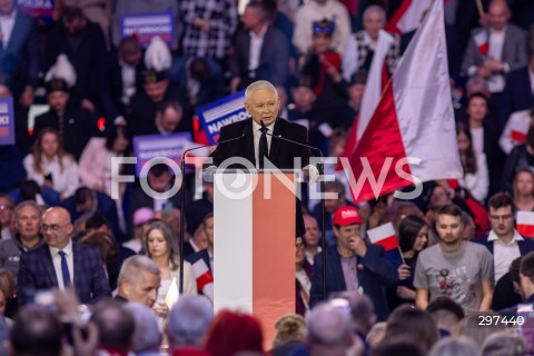  27.04.2025 LODZ<br />
KONWENCJA KAROLA NAWROCKIEGO W LODZI<br />
N/Z JAROSLAW KACZYNSKI<br />
 