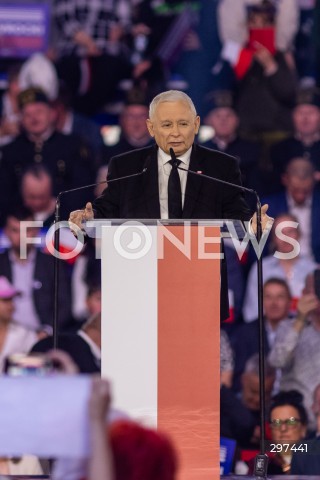  27.04.2025 LODZ<br />
KONWENCJA KAROLA NAWROCKIEGO W LODZI<br />
N/Z JAROSLAW KACZYNSKI<br />
 