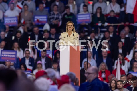  27.04.2025 LODZ<br />
KONWENCJA KAROLA NAWROCKIEGO W LODZI<br />
N/Z MARTA NAWROCKA<br />
 