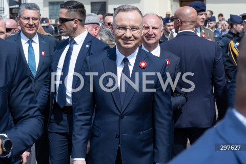 03.05.2025 WARSZAWA <br />
OBCHODY SWIETA NARODOWEGO KONSTYTUCJI 3 MAJA NA PLACU ZAMKOWYM<br />
NZ. PREZYDENT ANDRZEJ DUDA<br />
FOT. ANTONI BYSZEWSKI/FOTONEWS 