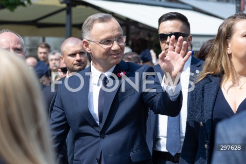  03.05.2025 WARSZAWA <br />
OBCHODY SWIETA NARODOWEGO KONSTYTUCJI 3 MAJA NA PLACU ZAMKOWYM<br />
NZ. PREZYDENT ANDRZEJ DUDA<br />
FOT. ANTONI BYSZEWSKI/FOTONEWS 