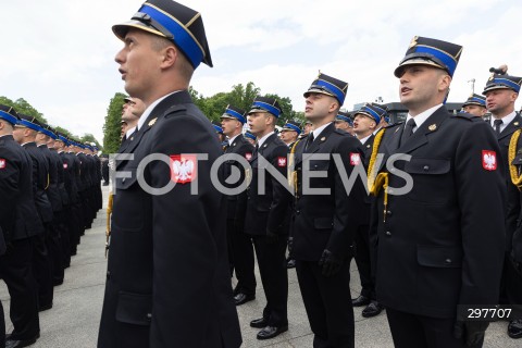  04.05.2025 WARSZAWA<br />
CENTRALNE OBCHODY DNIA STRAZAKA NA PLACU PILSUDSKIEGO W WARSZAWIE<br />
N/Z NOMINOWANI STRAZACY<br />
FOT. ANTONI BYSZEWSKI/FOTONEWS 