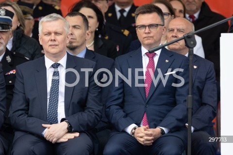  04.05.2025 WARSZAWA<br />
CENTRALNE OBCHODY DNIA STRAZAKA NA PLACU PILSUDSKIEGO W WARSZAWIE<br />
N/Z TOMASZ SIEMONIAK SZYMON HOLOWNIA<br />
FOT. ANTONI BYSZEWSKI/FOTONEWS 