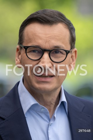  04.05.2025 WARSZAWA<br />
KONFERENCJA PRASOWA MATEUSZA MORAWIECKIEGO<br />
N/Z MATEUSZ MORAWIECKI<br />
FOT. MARCIN BANASZKIEWICZ/FOTONEWS  